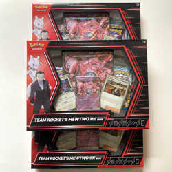 Pokémon TCG Team Rocket's Mewtwo ex Box - LOT OF 3 - Factory Sealed - Image 2
