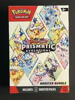 Pokémon TCG: Scarlett & Violet Prismatic Evolutions Booster Bundle Sealed - Image 3