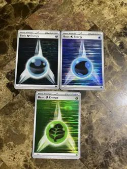 Pokemon TCG Black Bolt White Flare - Basic Energy Foil Holo Lot of 3 Lp ✨ - Image 1