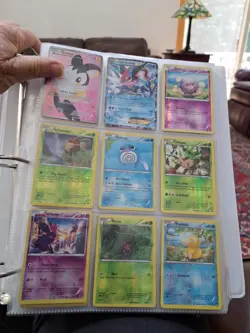 Large binder full of random Pokemon cards 180 Plus 5 Jumbo - Image 1