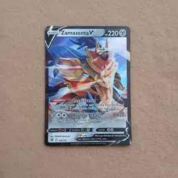 Pokémon TCG Zamazenta V Sword & Shield: Brilliant Stars 105/172 Holo Ultra Rare - Image 3
