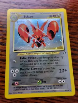 MP-PL Pokémon TCG Scizor Neo Discovery 10/75 Holo Unlimited Holo Rare - Image 12