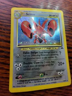 MP-PL Pokémon TCG Scizor Neo Discovery 10/75 Holo Unlimited Holo Rare - Image 7