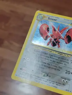 MP-PL Pokémon TCG Scizor Neo Discovery 10/75 Holo Unlimited Holo Rare - Image 8