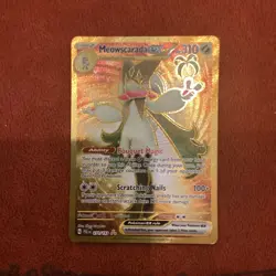 Meowscarada ex - 271/193 - Gold Secret Rare SV Paldea Evolved Pokemon NM - Image 1
