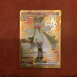 Meowscarada ex - 271/193 - Gold Secret Rare SV Paldea Evolved Pokemon NM - Image 2