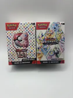 Pokémon TCG 151 & Prismatic Evolutions Booster Bundle Combo NEW/SEALED - Image 2