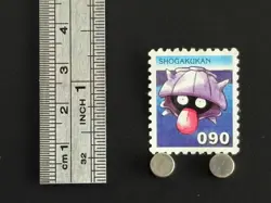 Shellder Pokemon Stamp Card Japanese Shogakukan Nintendo Game Anime TCG J - Image 2