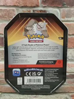 (3) Pokemon TCG: Triple Whammy Tins Lot Of 3 New Factory Sealed  (6"×4.5"×2") - Image 12