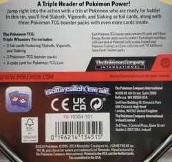 (3) Pokemon TCG: Triple Whammy Tins Lot Of 3 New Factory Sealed  (6"×4.5"×2") - Image 20