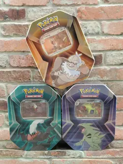 (3) Pokemon TCG: Triple Whammy Tins Lot Of 3 New Factory Sealed  (6"×4.5"×2") - Image 23