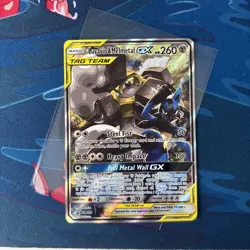 Pokemon Sun and Moon LUCARIO & MELMETAL GX Tag Team Alternate Art Promo #SM192 - Image 7