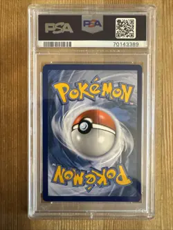 Reshiram & Charizard GX SM247 Full Art Gold Promo Ultra Rare Pokemon Card PSA 9 - Image 4