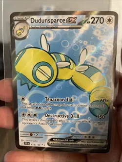 Pokémon TCG Dundunsparce EX 178/159 Journey Together Full Art Ultra Rare NM/MINT - Image 3