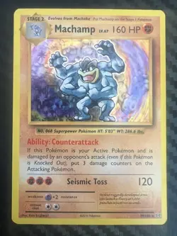 Pokemon TCG Machamp 59/108 Evolutions Holo Rare NM - Image 3