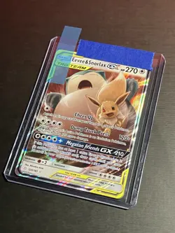 Eevee & Snorlax GX 120/181 NM to MINT Tag Team Sun&Moon Team Up Pokémon TCG - Image 17