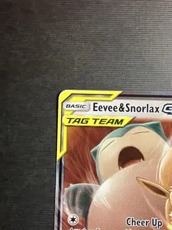 Eevee & Snorlax GX 120/181 NM to MINT Tag Team Sun&Moon Team Up Pokémon TCG - Image 6