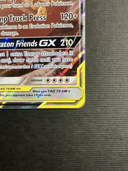 Eevee & Snorlax GX 120/181 NM to MINT Tag Team Sun&Moon Team Up Pokémon TCG - Image 9