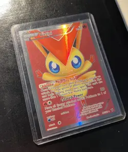 Pokemon TCG Victini 98/101 Noble Victories Full Art Holo Rare (LP) - Image 4