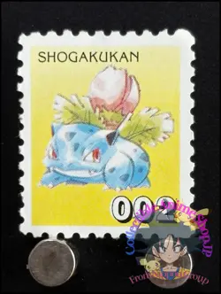 Ivysaur Pokemon Stamp Card Japanese Shogakukan Nintendo Game Anime TCG D - Image 1
