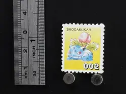 Ivysaur Pokemon Stamp Card Japanese Shogakukan Nintendo Game Anime TCG D - Image 2