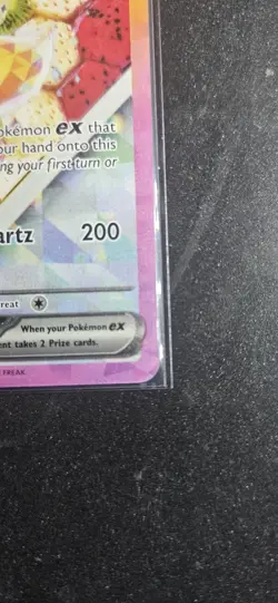 POKEMON EVEE EX  #174 S&V ENGLISH SPC BLACK  STAR PROMO CARD HOLO - Image 5