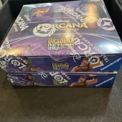 Lorcana Ursula's Return Booster box Japanese card Sealed 2 box Disney - Image 2
