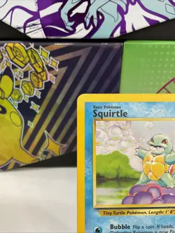 Squirtle 63/102 1999 Base Set Non-Holo English Pokémon Card MP - Image 2