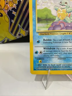 Squirtle 63/102 1999 Base Set Non-Holo English Pokémon Card MP - Image 5