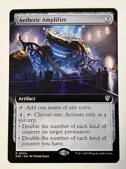 Aetheric Amplifier (Extended Art) Commander: Aetherdrift Regular MTG 0034 Rare - Image 1