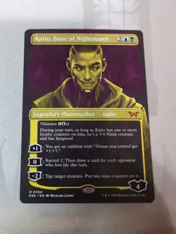MTG - Kaito, Bane of Nightmares - Double Exposure Showcase Non-foil - Duskmourn - Image 3
