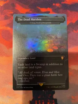 MTG Lord of the Rings The Dead Marshes Borderless Foil - Image 1