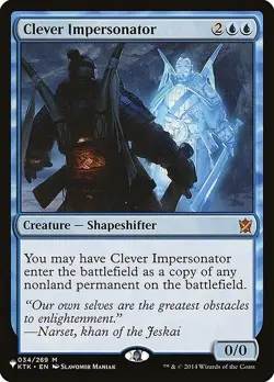 Clever Impersonator x1 1x Mystery Booster 2 NM MTG - Image 1