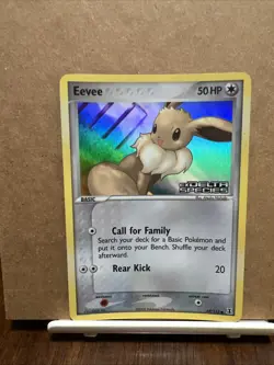 Pokémon Eevee EX TCG Delta Species Reverse Holo Common Card 69/113 NM - Image 1