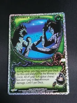 Yu Yu Hakusho TCG CCG Double Block S17 Unlimited Gateway Jagged Foil Card NM - Image 1