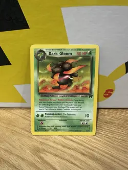 Dark Gloom 36/82 Team Rocket Set Uncommon Pokémon Card WOTC NM Vintage - Image 1