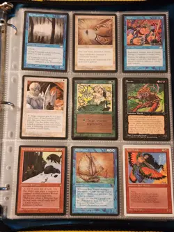 Vintage Magic The Gathering Collection Card Lot MTG 1993-1998 Pre-Rarity Symbol - Image 1