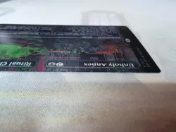 MTG - Unholy Annex Ritual Chamber - Borderless Foil - Duskmourn: House of Horror - Image 7