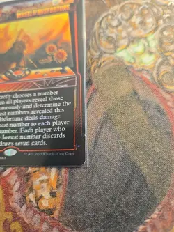 Wheel Of Misfortune Foil MTG Secret Lair - Played - - Image 2