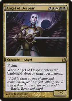 Angel of Despair Commander HEAVILY PLD White Black Rare MAGIC MTG CARD ABUGames - Image 1