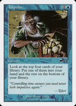 Impulse Beatdown NM Blue Common MAGIC THE GATHERING MTG CARD ABUGames - Image 1