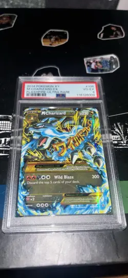Pokemon Flashfire M Charizard EX 108 2014 PSA 4 Ultra Rare - Image 1