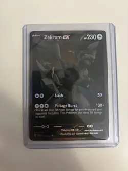 Zekrom ex Pokemon TCG Black Bolt 172/086 BWR English Mint/Near Mint PACK FRESH - Image 2