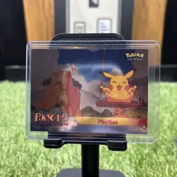 PokÃ©mon TCG Playtime Pokemon Topps Pikachu's Vacation 57 Foil Holo HP - Image 1