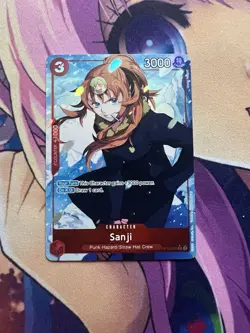 Sanji OP10-005 parallel Super Rare Royal Blood One Piece TCG Card - Image 2