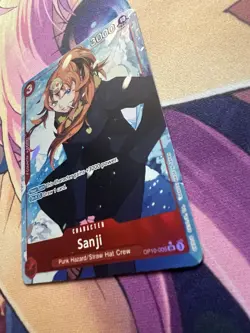 Sanji OP10-005 parallel Super Rare Royal Blood One Piece TCG Card - Image 3