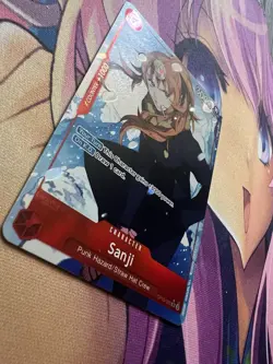 Sanji OP10-005 parallel Super Rare Royal Blood One Piece TCG Card - Image 4
