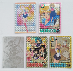 Sailor Moon Card  Holo Foil PRISM ×5 AMADA Carddass BANDAI Naoko Takeuchi EX VTG - Image 13