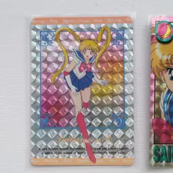 Sailor Moon Card  Holo Foil PRISM ×5 AMADA Carddass BANDAI Naoko Takeuchi EX VTG - Image 14