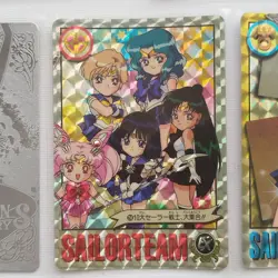 Sailor Moon Card  Holo Foil PRISM ×5 AMADA Carddass BANDAI Naoko Takeuchi EX VTG - Image 17